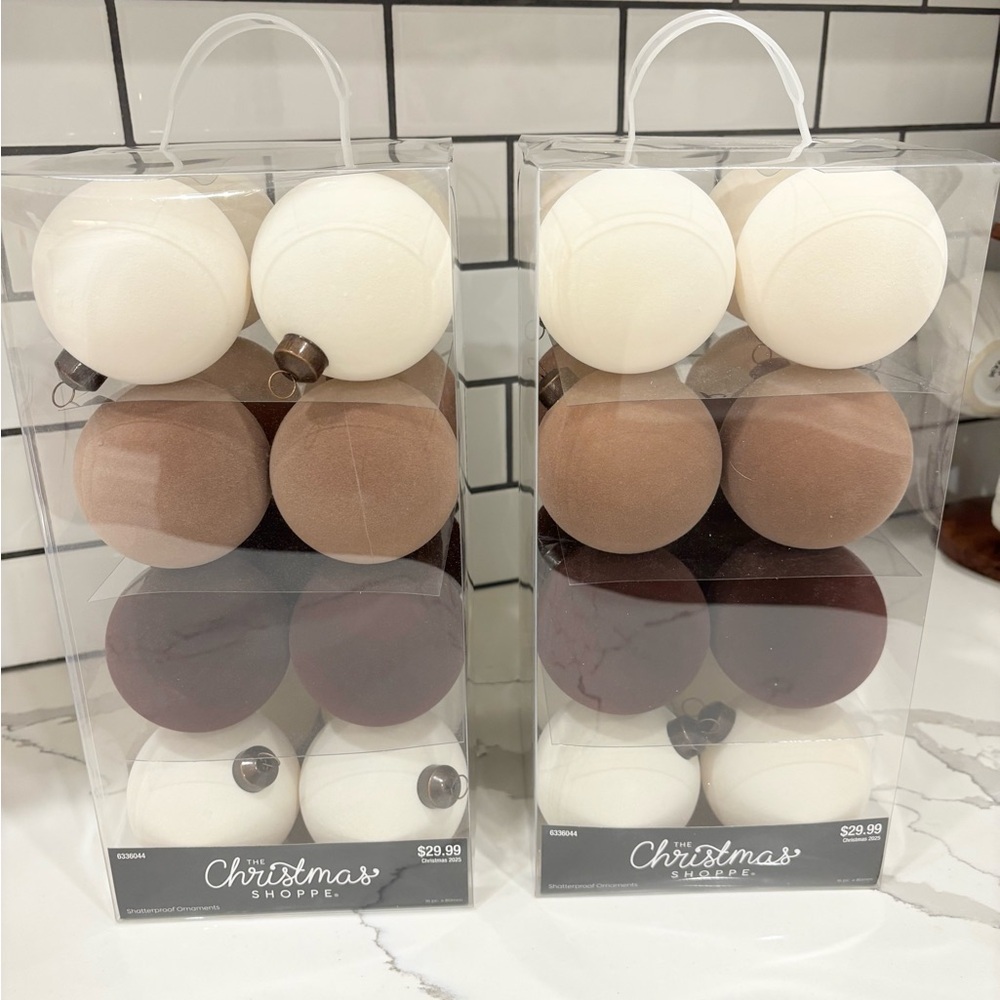 Hobby Lobby Viral Flocked Ornaments